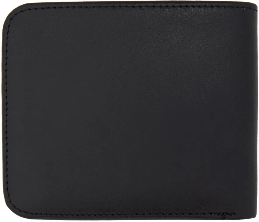 商品Fred Perry|Black Burnished Billfold Wallet,价格¥676,第2张图片详细描述