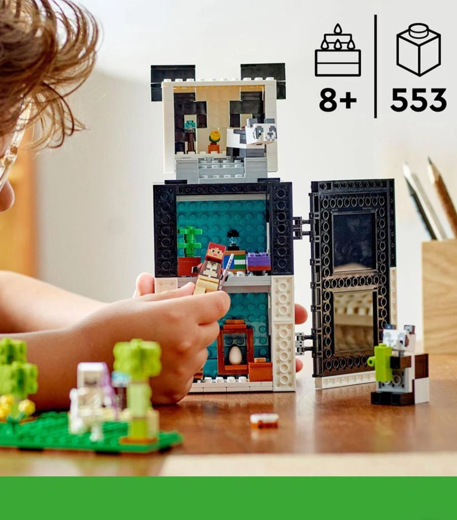 商品LEGO|Minecraft The Panda Haven House 21245,价格¥481,第2张图片详细描述