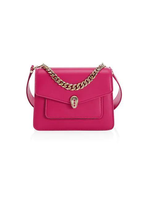 商品BVLGARI|Serpenti Maxi Chain Leather Shoulder Bag,价格¥21990,第1张图片