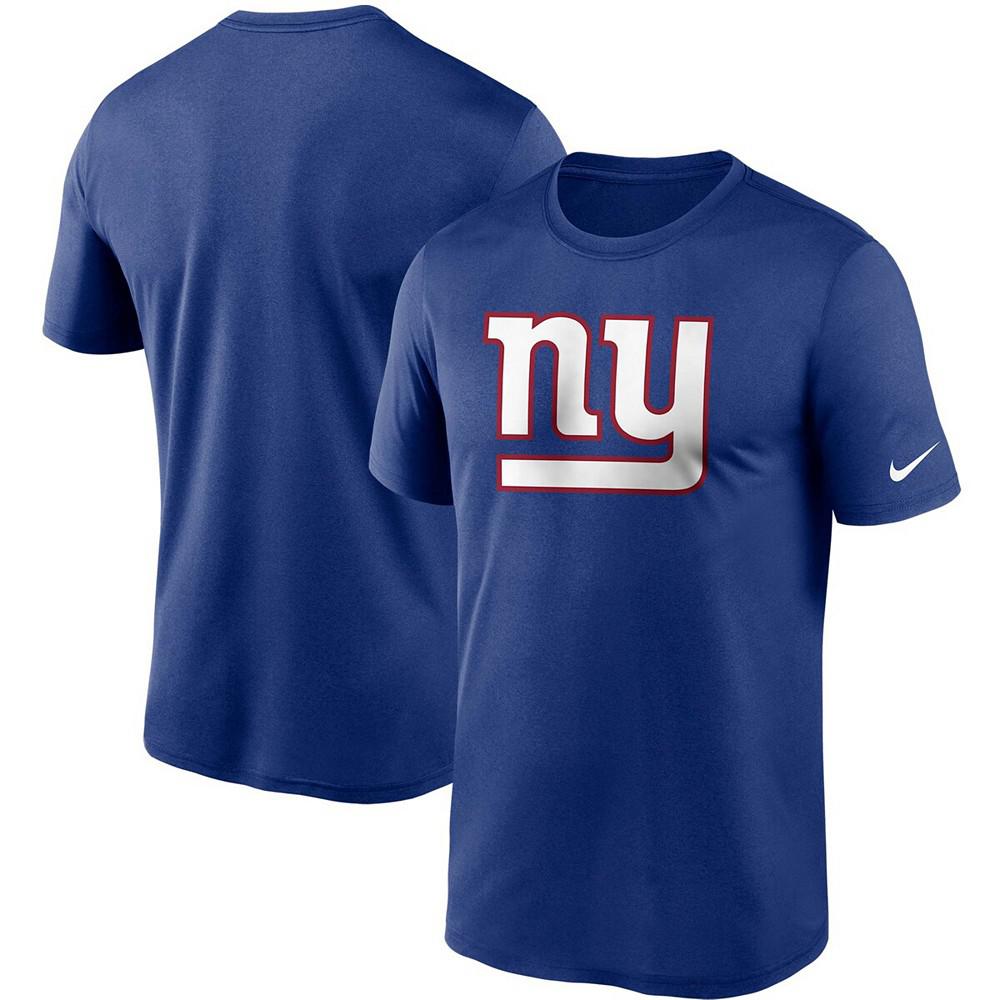 Men's Royal New York Giants Logo Essential Legend Performance T-Shirt商品第1张图片规格展示