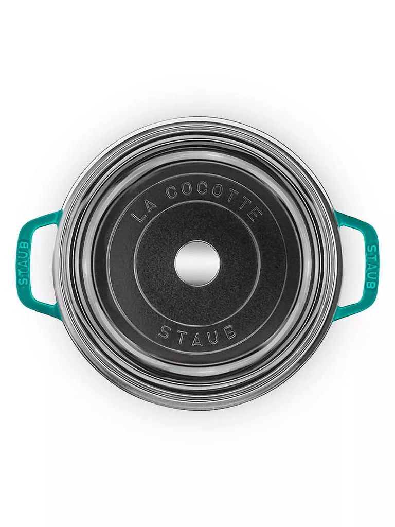 商品Staub|4-Quart Cast Iron Round Cocotte with Glass Lid,价格¥2023,第3张图片详细描述