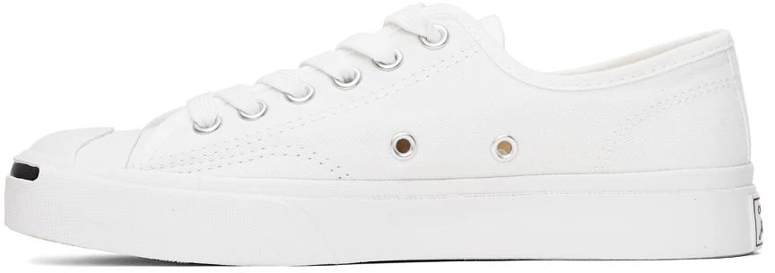 商品Converse|White Jack Purcell First In Class Low Sneakers,价格¥235,第3张图片详细描述