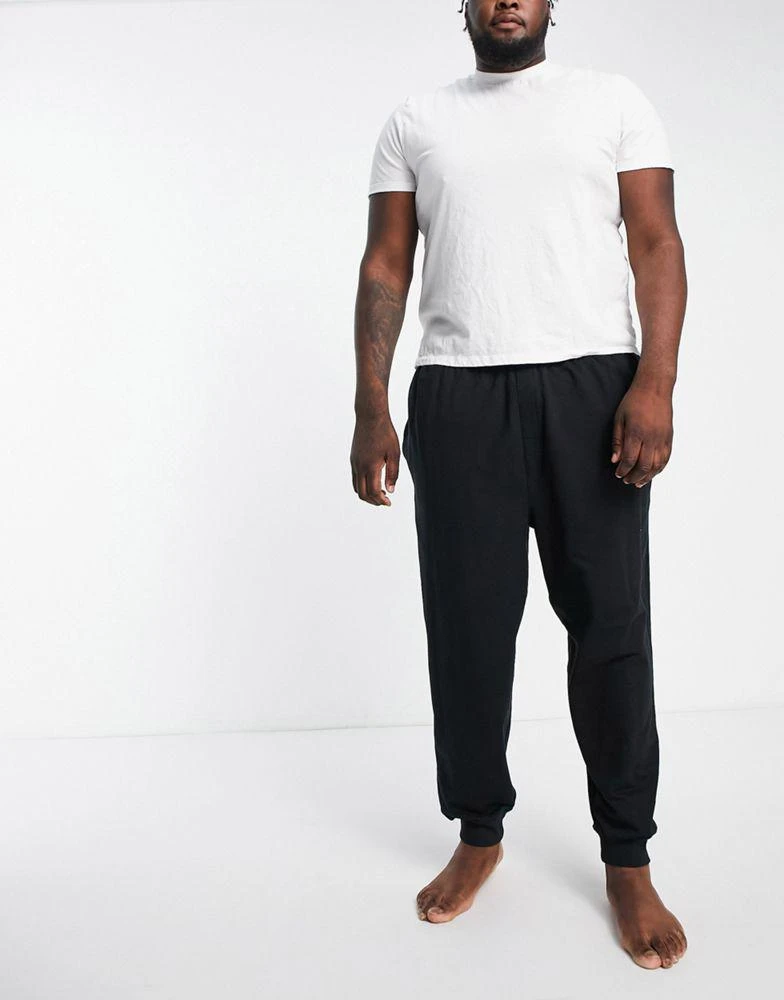 商品Calvin Klein|Calvin Klein Plus lounge jogger in black,价格¥406,第2张图片详细描述