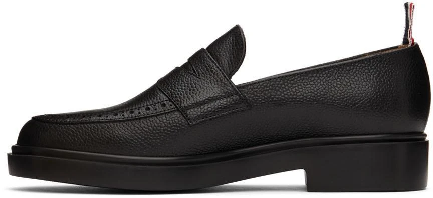 商品Thom Browne|Black Penny Loafers,价格¥3312,第3张图片详细描述
