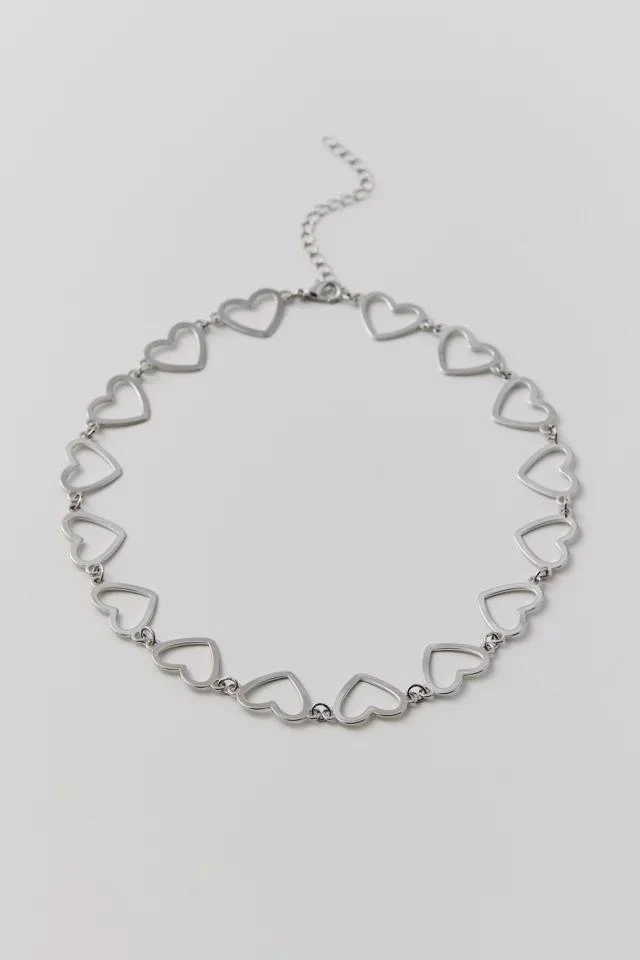 商品Urban Outfitters|Heart Collar Necklace,价格¥38,第2张图片详细描述