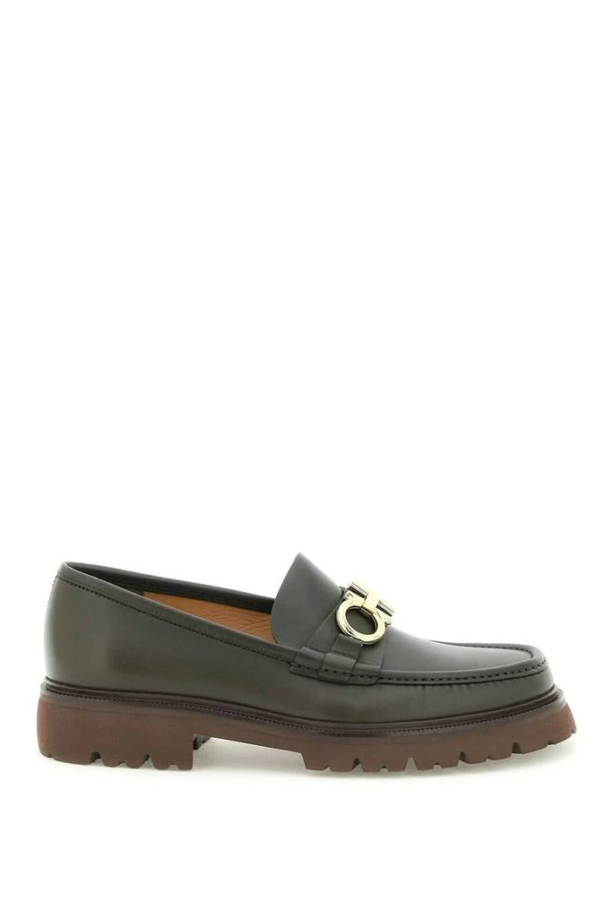 商品Salvatore Ferragamo|Salvatore ferragamo bleecker leather loafers,价格¥4264,第1张图片