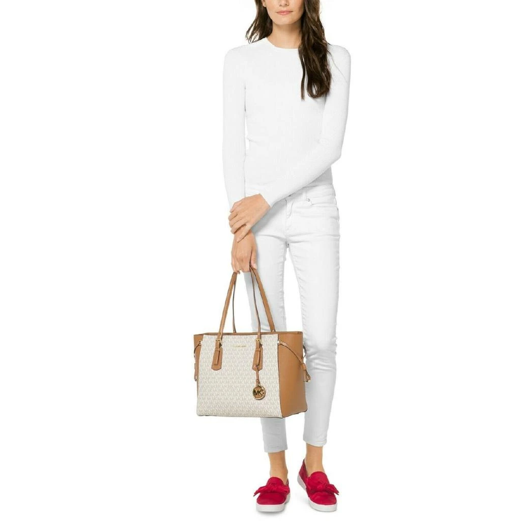 商品Michael Kors|Michael Kors Voyager MK Signature VC TZ La To Work School Tote Shoulder Bag,价格¥2393,第3张图片详细描述