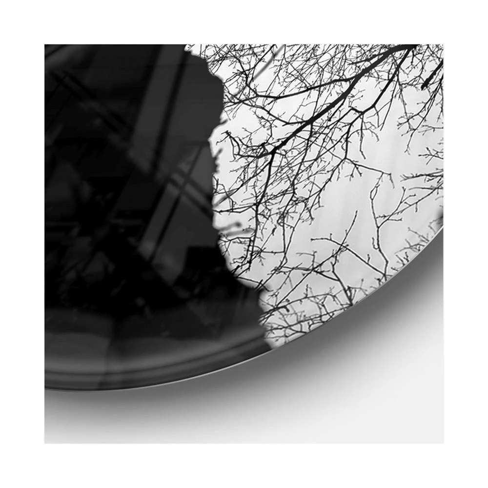 商品Design Art|Designart Oversized Forest Round Metal Wall Clock,价格¥1226,第2张图片详细描述