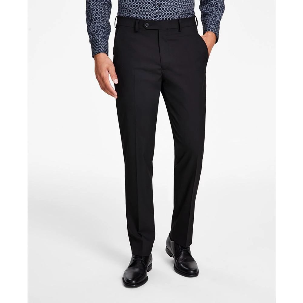 商品Alfani| 男式修身弹力纯色西装裤,价格¥338,第2张图片详细描述