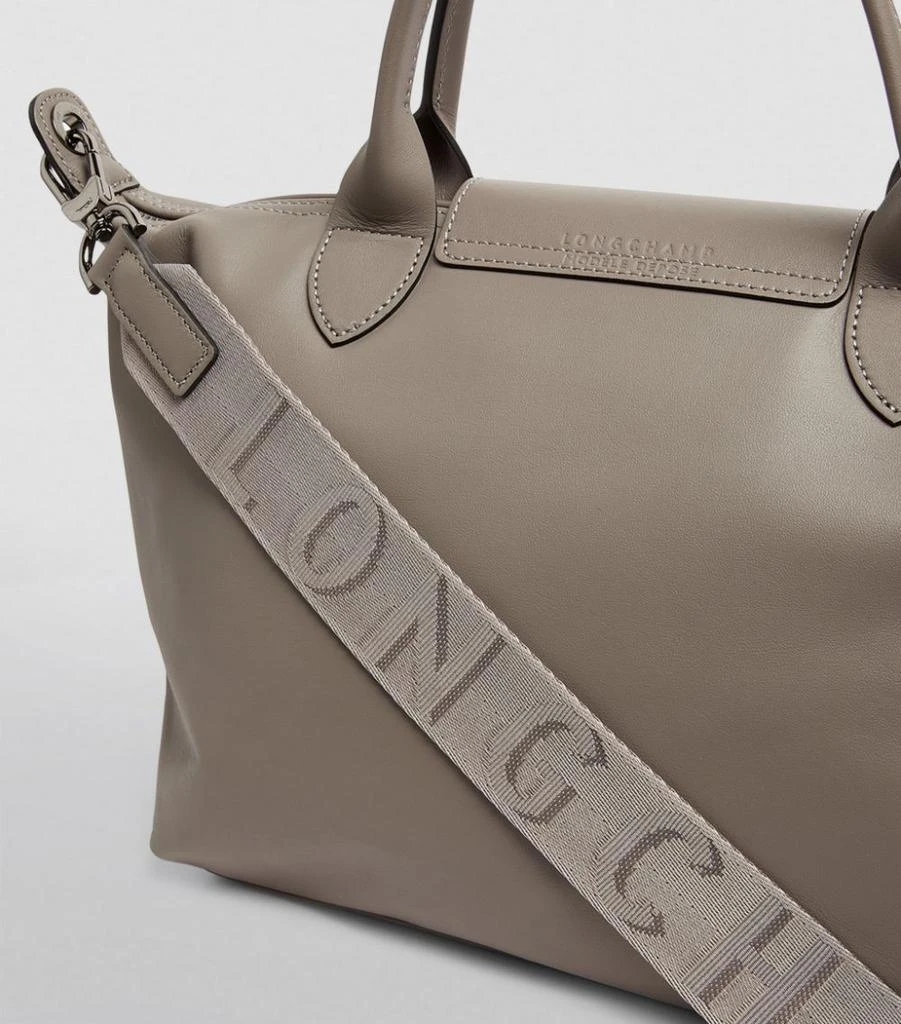 商品Longchamp|Medium Leather Le Pliage Top-Handle Bag,价格¥4011,第4张图片详细描述