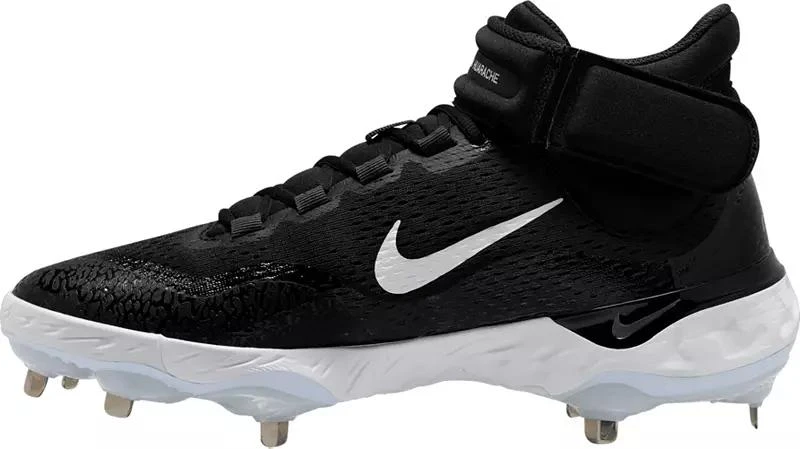 商品NIKE|Nike Men's Alpha Huarache Elite 4 Mid Metal Baseball Cleats,价格¥812,第3张图片详细描述