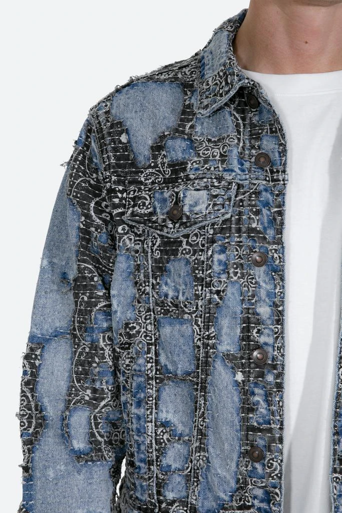 Boro Paisley Trucker Jacket - Blue/Black 商品