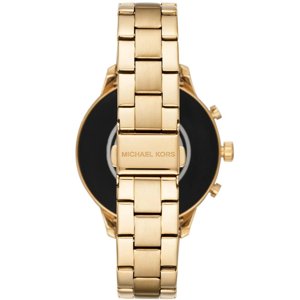 商品Michael Kors|Access Unisex Runway Gold-Tone Stainless Steel Bracelet Touchscreen Smart Watch 41mm, Powered by Wear OS by Google™,价格¥1502,第4张图片详细描述