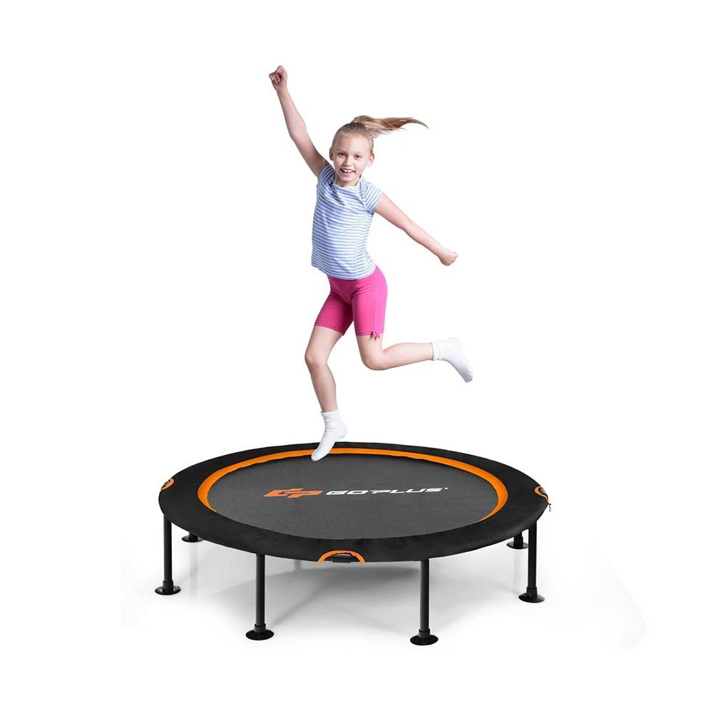 商品Costway|47'' Folding Trampoline Fitness Exercise Rebound safety Pad,价格¥494,第1张图片
