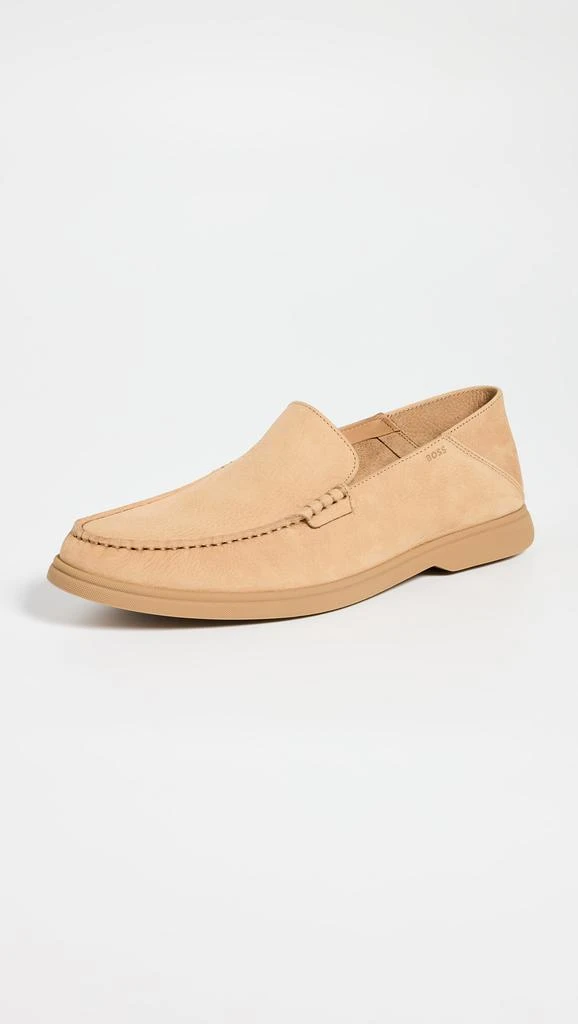 商品Hugo Boss|Sienne Nubuck Slip On Loafers,价格¥1504,第1张图片