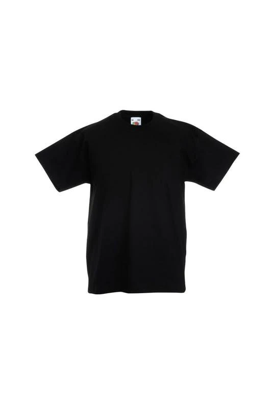 商品The Loom|Fruit Of The Loom Childrens/Teens Original Short Sleeve T-Shirt (Black),价格¥93,第1张图片