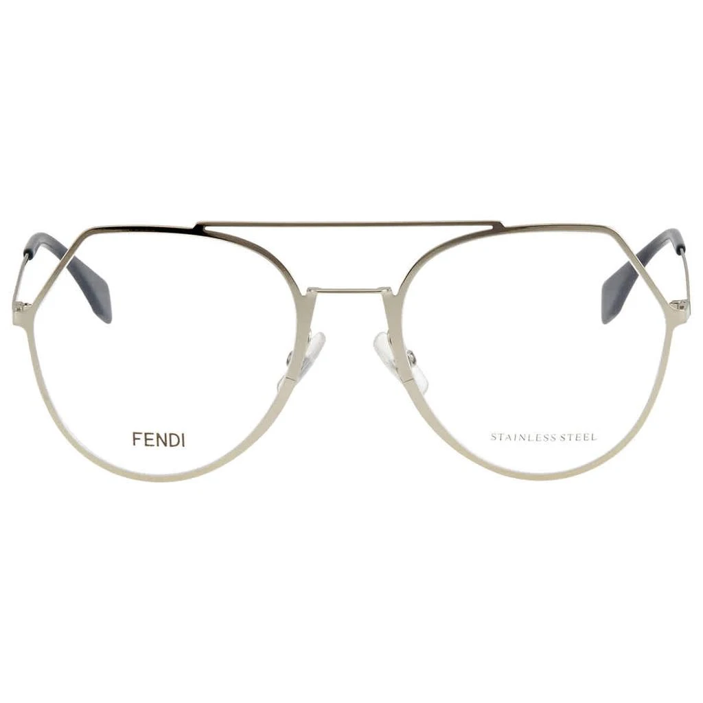 商品Fendi|Fendi Demo Geometric Ladies Eyeglasses FF 0329 03YG 53,价格¥602,第2张图片详细描述