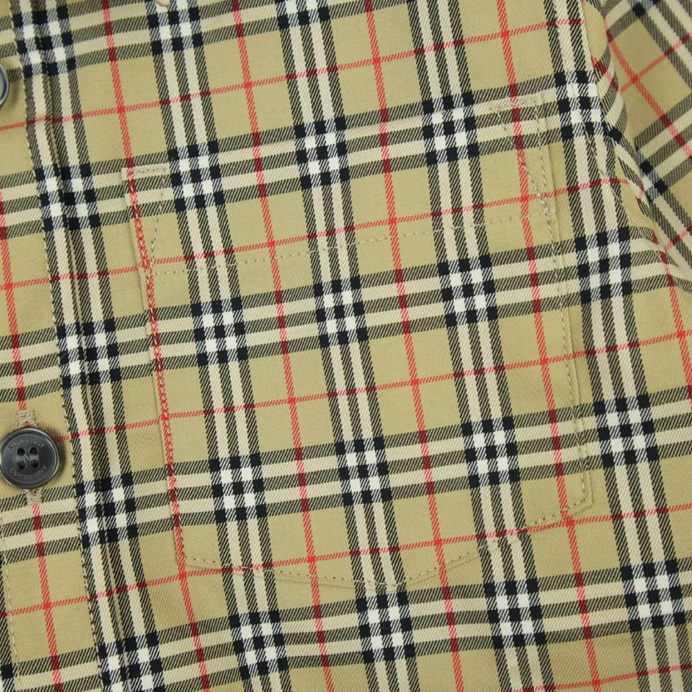 商品Burberry|Beige Long Sleeve Mini Owen Shirt,价格¥1055,第7张图片详细描述