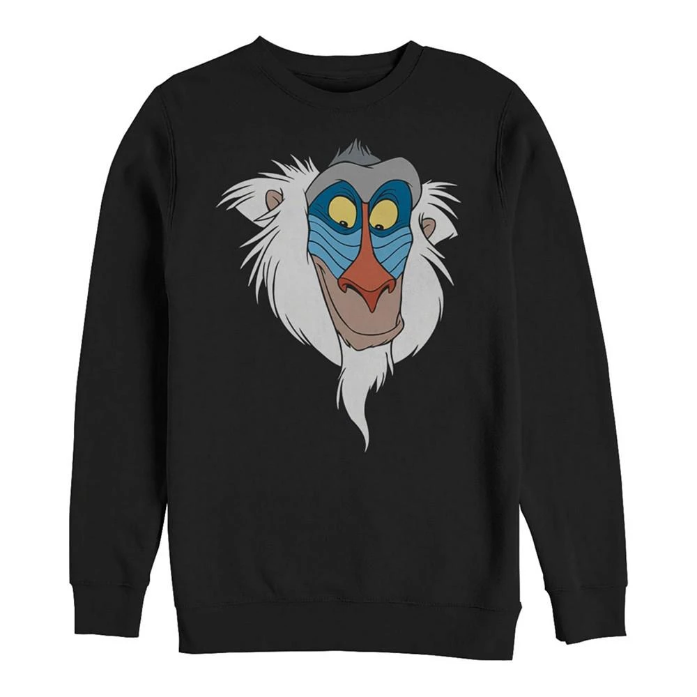 商品Disney|Disney Men's Lion King Rafiki Big Face, Crewneck Fleece,价格¥339,第1张图片