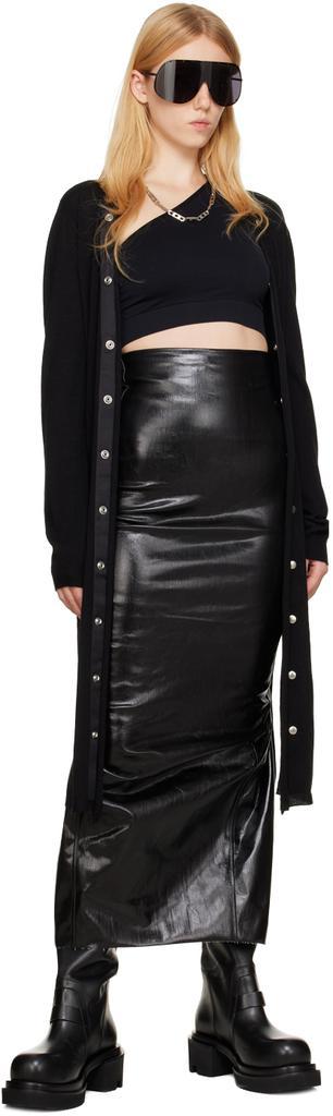 商品Rick Owens|黑色 Pillar 合成皮革半身裙,价格¥6728,第6张图片详细描述