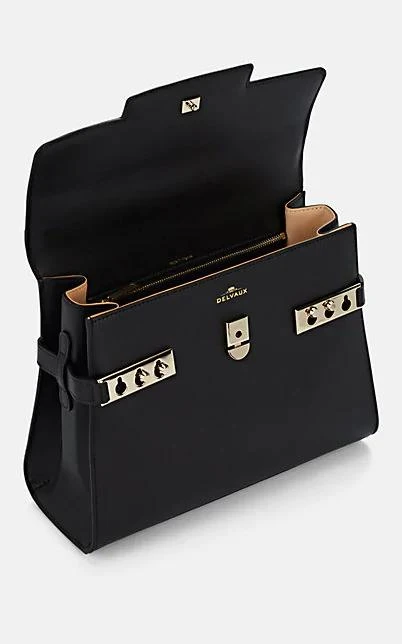 商品Delvaux|Tempête MM Leather 中号手提包,价格¥25161,第5张图片详细描述