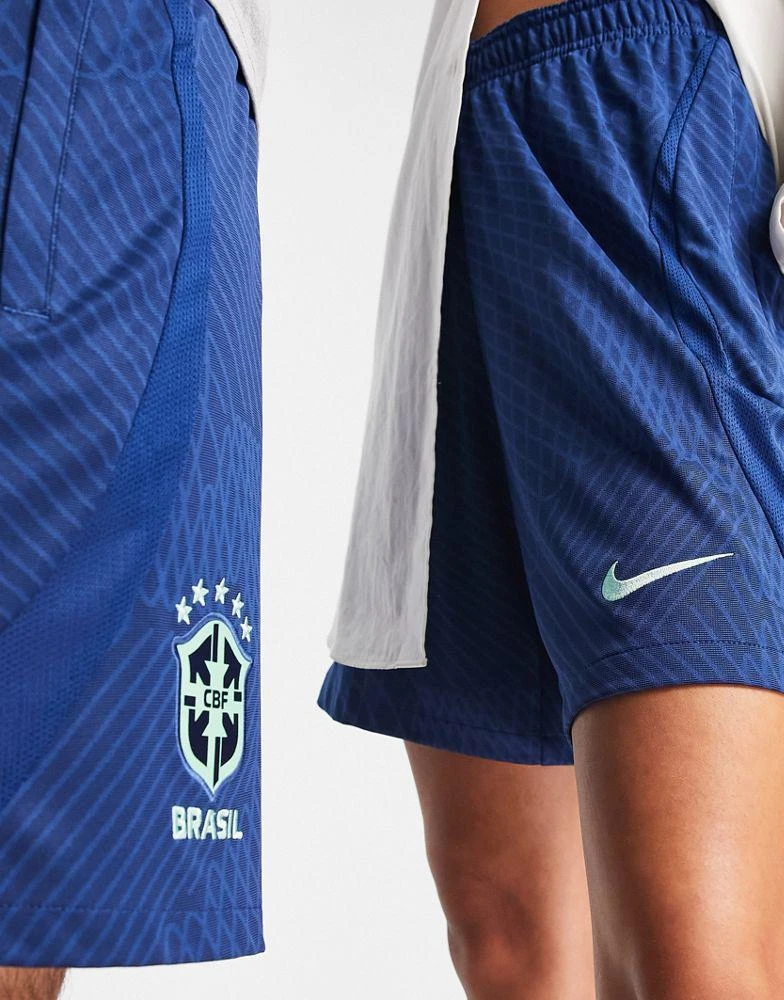 商品NIKE|Nike Football World Cup 2022 Brazil unisex shorts in blue,价格¥217,第2张图片详细描述