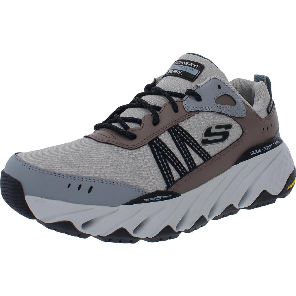 Skechers Mens Glide Step Trail- Oxen Leather Athletic and Training Shoes商品第1张图片规格展示