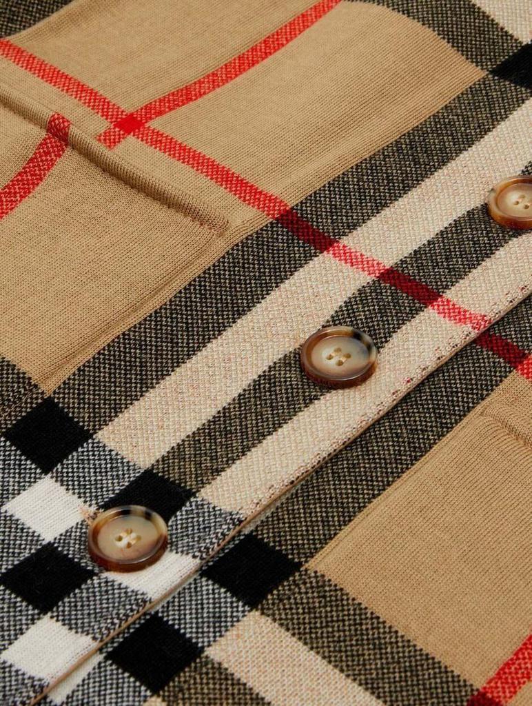 商品Burberry|Reversible vintage check wool jacquard cape,价格¥4041,第5张图片详细描述