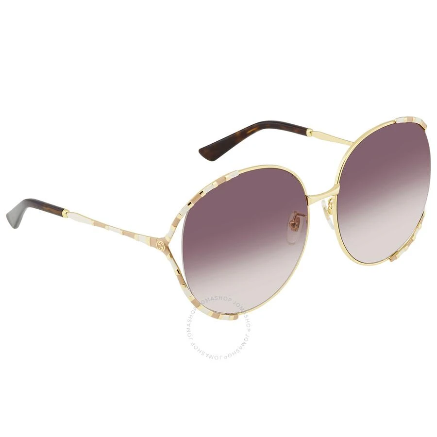 商品Gucci|Brown Gradient Ladies Sunglasses GG0595S 008 64,价格¥1188,第2张图片详细描述