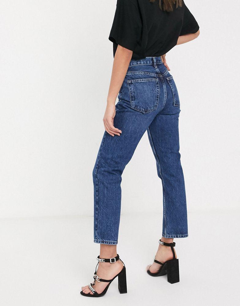 商品Topshop|Topshop Editor straight leg jeans in bright blue,价格¥229,第4张图片详细描述