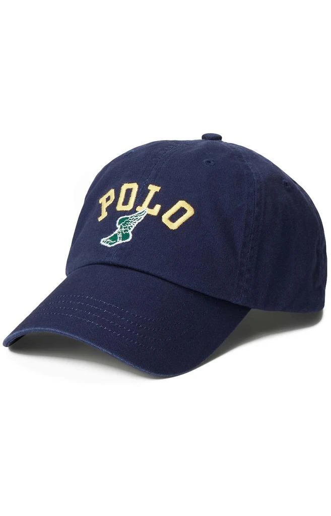 商品Ralph Lauren|Iconic Wing Logo Chino Ball Cap - Newport Navy,价格¥284,第1张图片