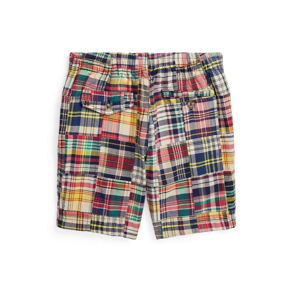 商品Ralph Lauren|Big Boys Prepster Patchwork Madras Shorts,价格¥211,第2张图片详细描述