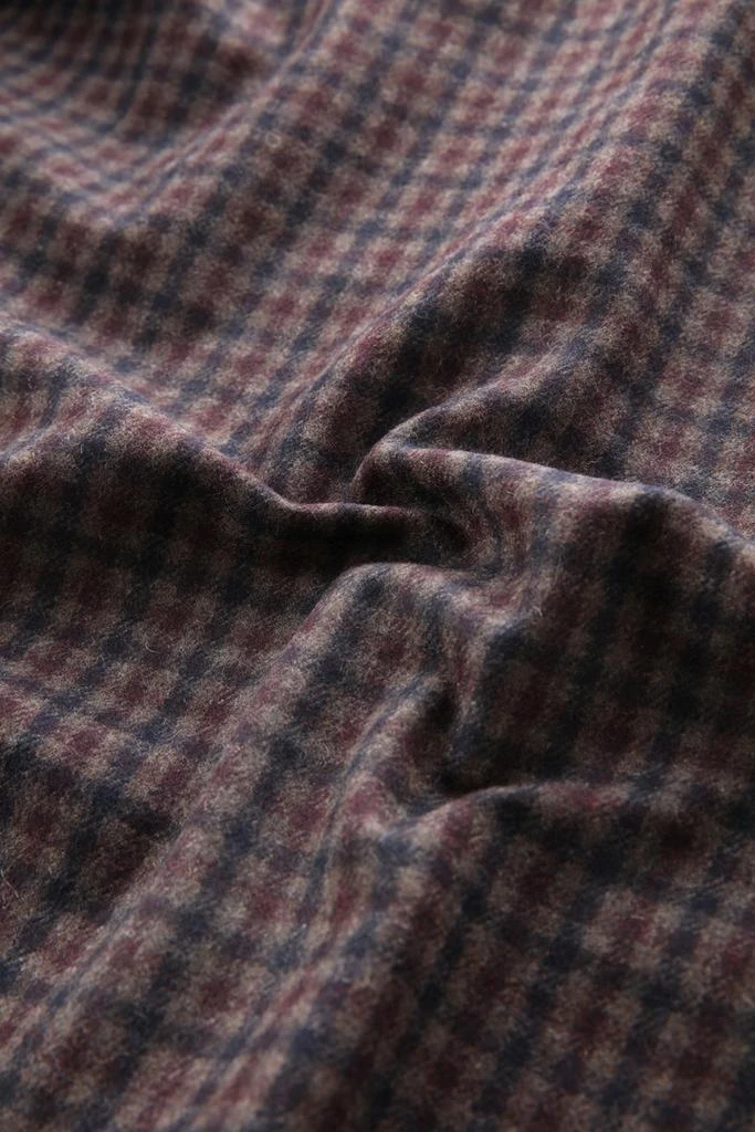 商品Woolrich|Wool Blend Oxbow Flannel Overshirt - Made in USA - Men - Brown,价格¥1554,第4张图片详细描述