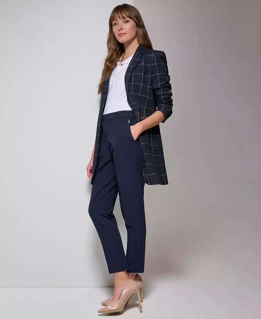 商品Tommy Hilfiger|Women's Windowpane One-Button Blazer,价格¥763,第4张图片详细描述