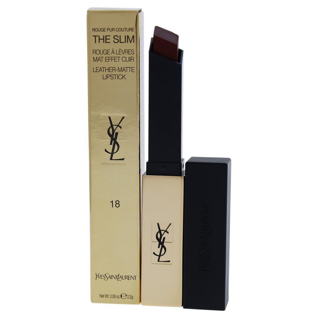 商品Yves Saint Laurent|Rouge Pur Couture The Slim Matte Lipstick - 18 Reverse Red by Yves Saint Laurent for Women - 0.08 oz Lipstick,价格¥289,第1张图片