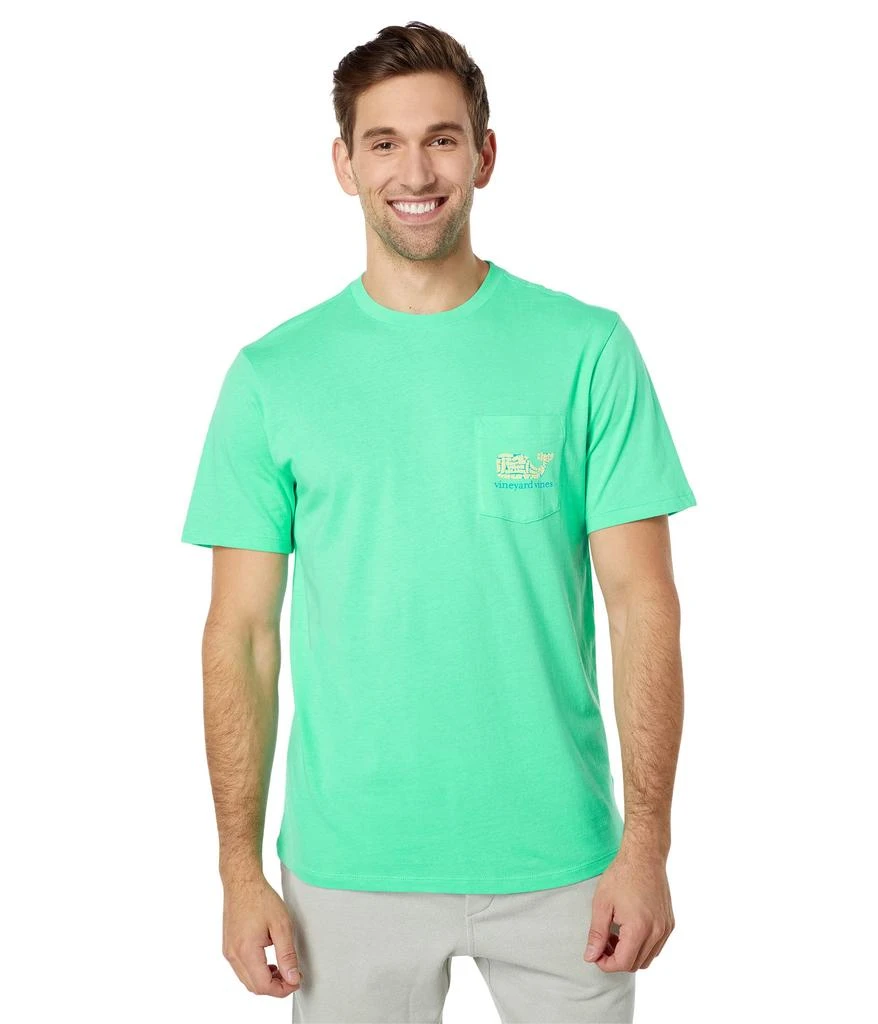商品Vineyard Vines|Short Sleeve Island Names Whale Fill Pocket Tee,价格¥243,第2张图片详细描述