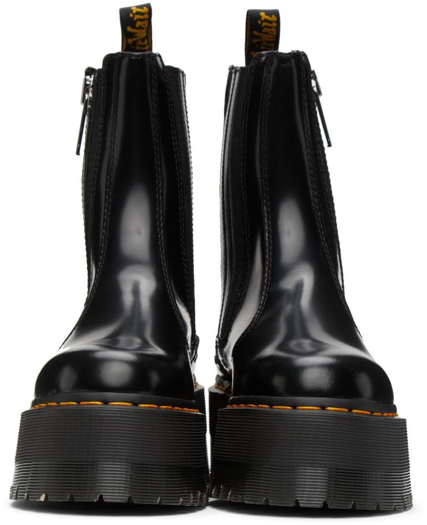 Black 2976 Max Platform Chelsea Boots商品第2张图片规格展示
