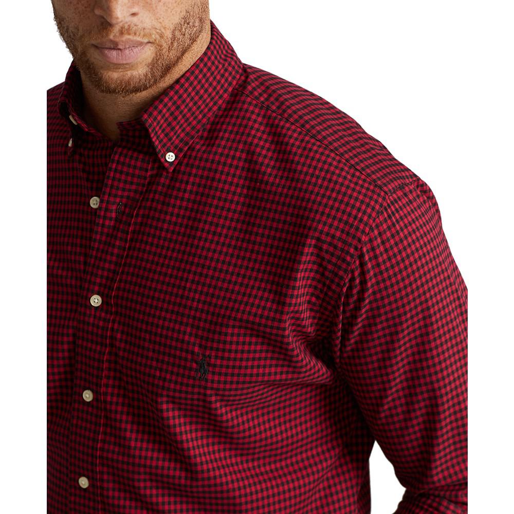 Men's Big & Tall Cotton Twill Shirt商品第3张图片规格展示