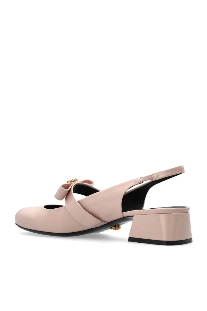 商品Versace|Versace Leather heeled shoes,价格¥6979,第5张图片详细描述