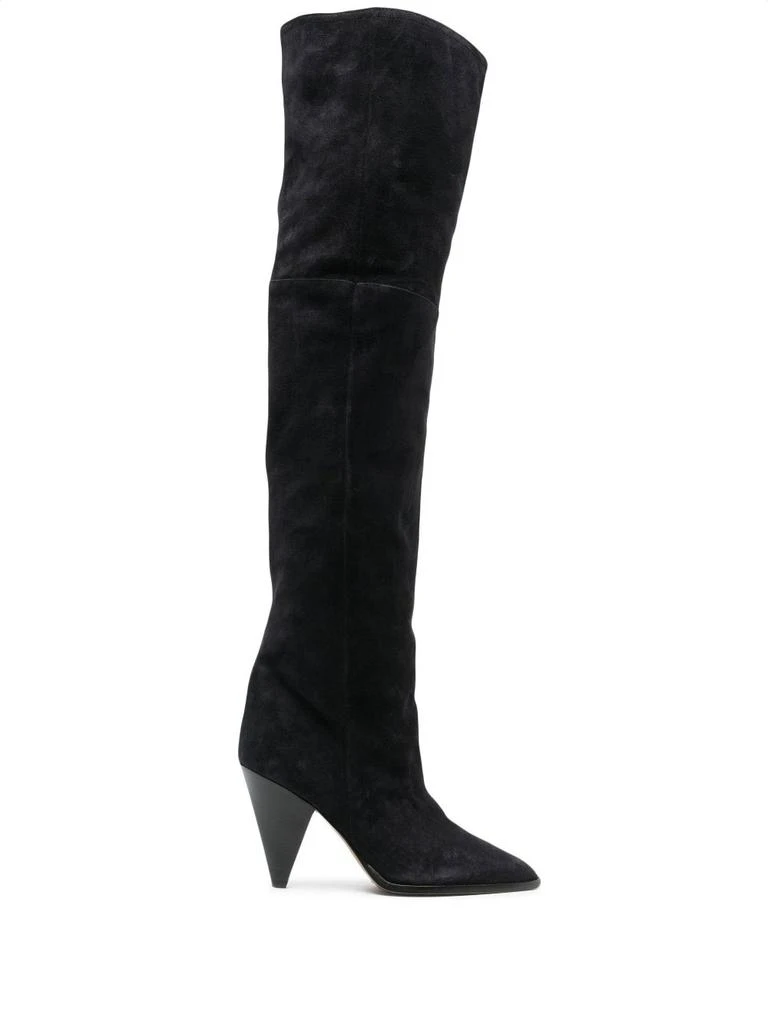 商品Isabel Marant|ISABEL MARANT - Riria Leather Boots,价格¥11683,第1张图片