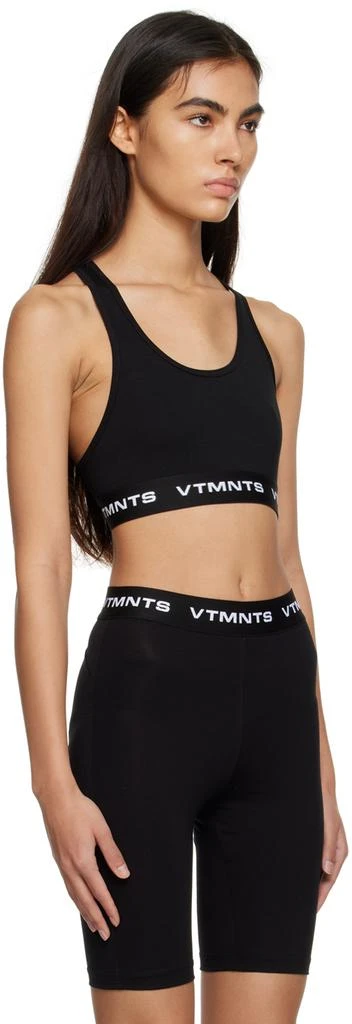 商品VTMNTS|Black Logo Sport Bra,价格¥516,第2张图片详细描述