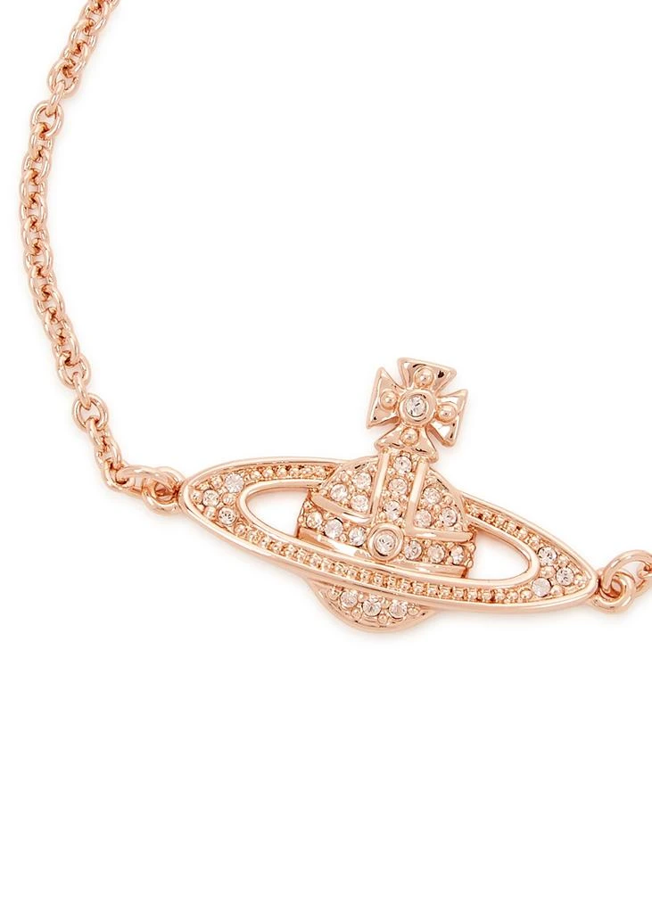 商品Vivienne Westwood|Mini Bas Relief rose gold-tone orb bracelet,价格¥803,第3张图片详细描述