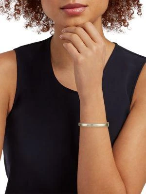 商品Saks Fifth Avenue|14K Yellow Gold Diamond Hinge Bracelet,价格¥13735,第2张图片详细描述