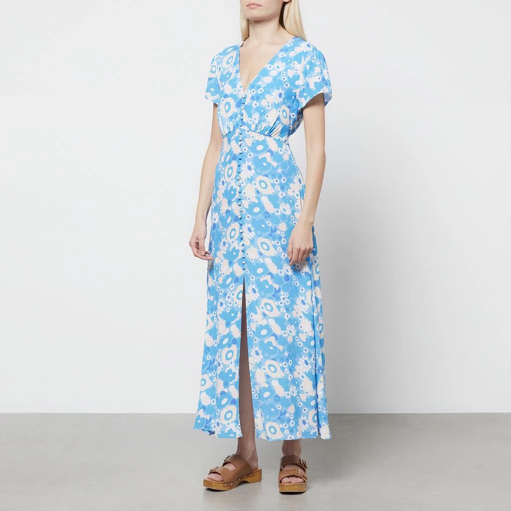 商品Rixo|RIXO Women's Aspen Midi Dresses - Blue Scandi,价格¥792,第1张图片