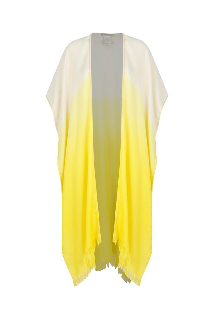 AGNONA Long poncho with fringes商品第1张图片规格展示