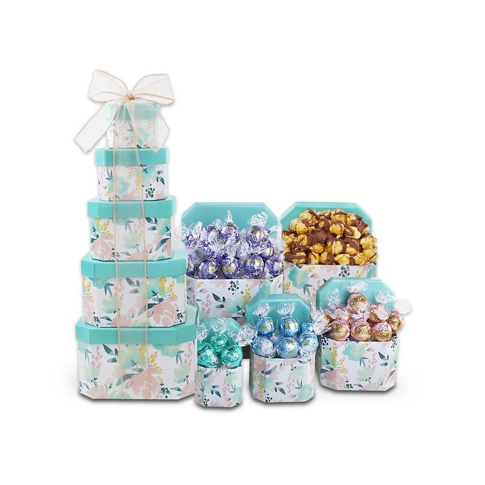 商品Alder Creek Gift Baskets|Springtime Lindt Chocolate Gift Tower,价格¥449,第1张图片