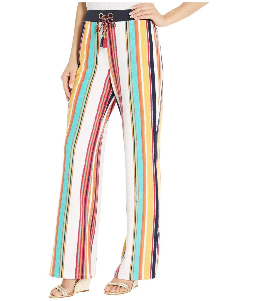 商品Juicy Couture|Maroc Stripe Microterry Track Slit Pants,价格¥404,第2张图片详细描述