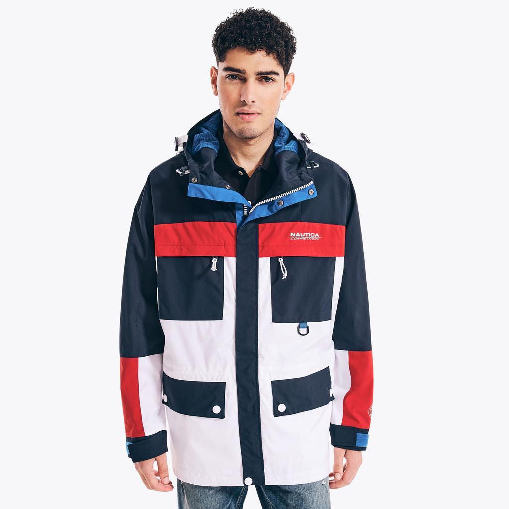 商品Nautica|Nautica Mens Competition Colorblock Jacket,价格¥729,第1张图片