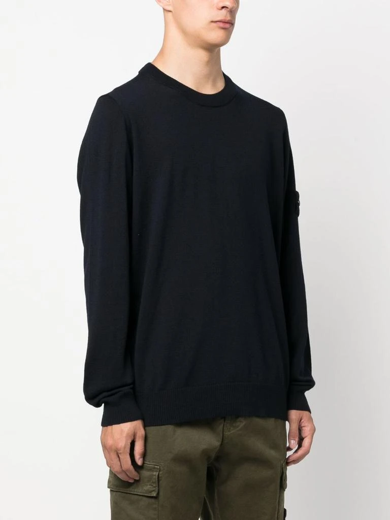 商品Stone Island|STONE ISLAND - Wool Pullover With Logo,价格¥2345,第4张图片详细描述