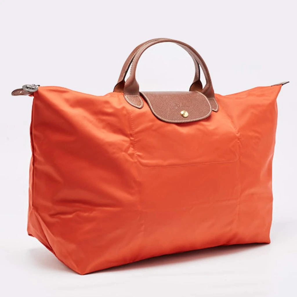 商品[二手商品] Longchamp|Longchamp Orange Nylon Le Pliage Travel Tote,价格¥1704,第3张图片详细描述